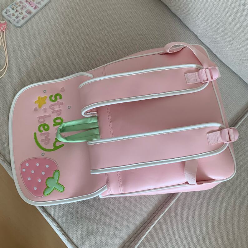 YUMEKAWA ♡ Strawberry Pink Backpack #bag14