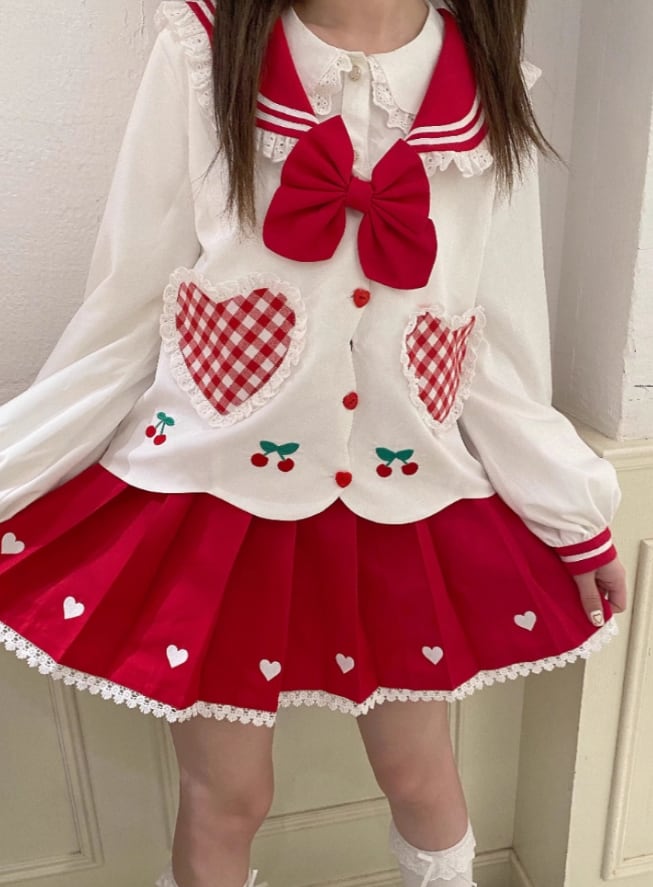 YUMEKAWA ♡ Cherry with rabbit ears ♡ Sailor suit #seifuku15