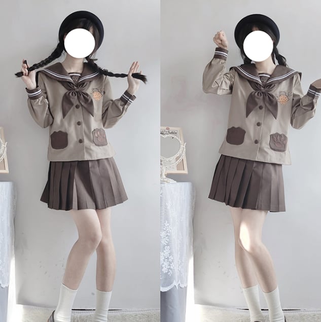 YUMEKAWA ♡ Sailor suit with cookies and bears #seifuku34