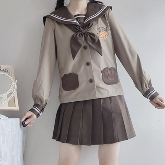 YUMEKAWA ♡ Sailor suit with cookies and bears #seifuku34