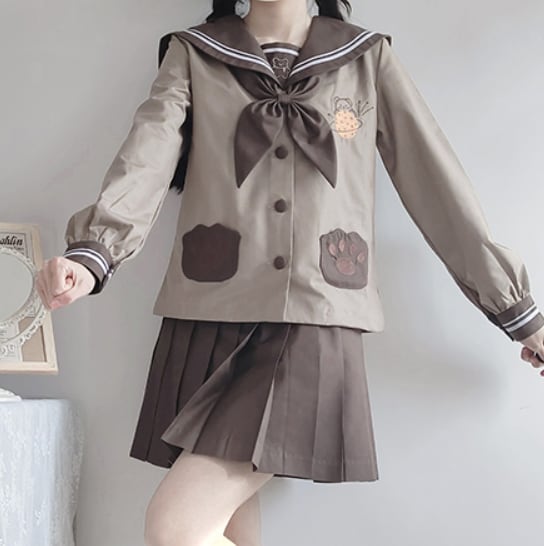 YUMEKAWA ♡ Sailor suit with cookies and bears #seifuku34