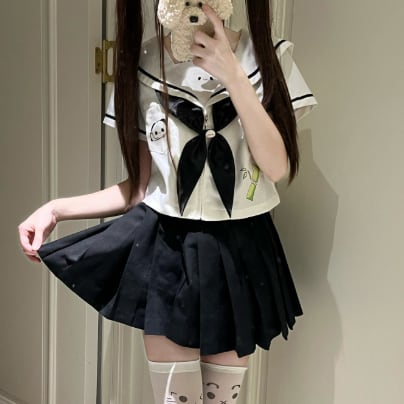 YUMEKAWA ♡ Panda sailor suit #seifuku54