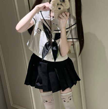 YUMEKAWA ♡ Panda sailor suit #seifuku54