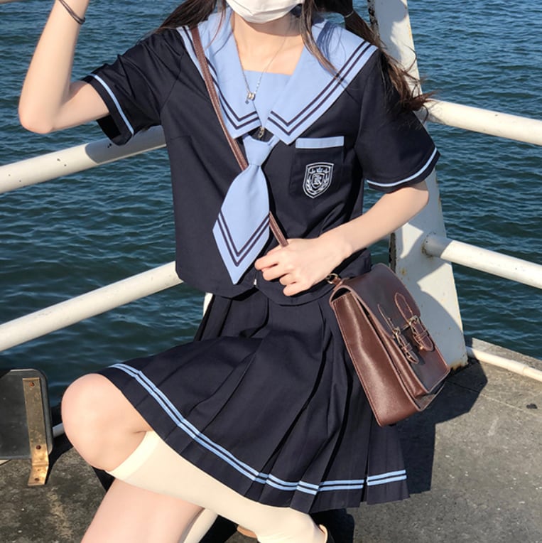 YUMEKAWA ♡ Choice of sleeve length♪ neat sailor suit #seifuku58