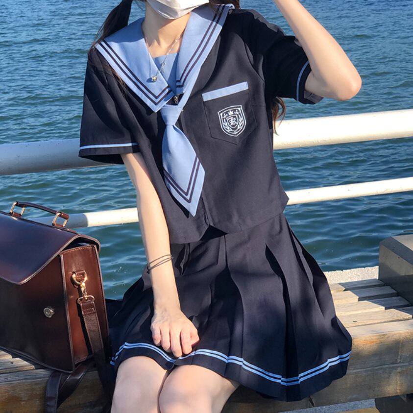 YUMEKAWA ♡ Choice of sleeve length♪ neat sailor suit #seifuku58