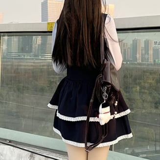 YUMEKAWA ♡ Layered school uniform style matching cloth #set29