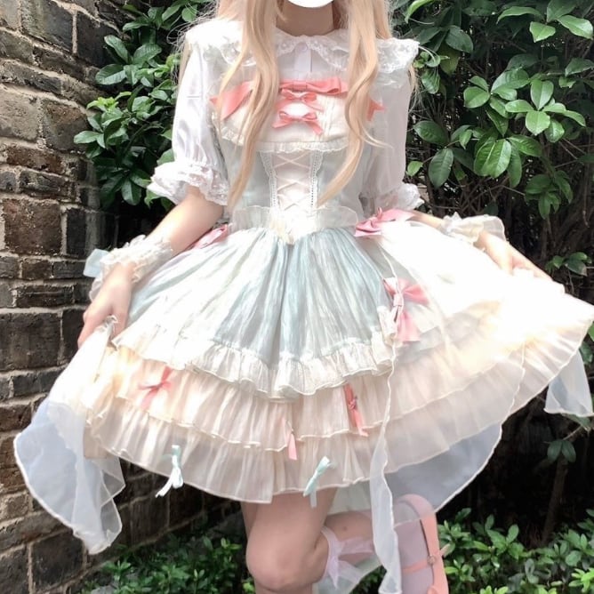 YUMEKAWA ♡ Sailor collar pink maid costume #wanpi54