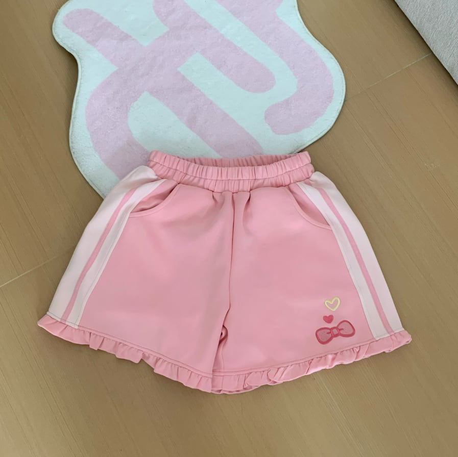 YUMEKAWA ♡ Strawberry Frilled Jersey matching cloth #set52
