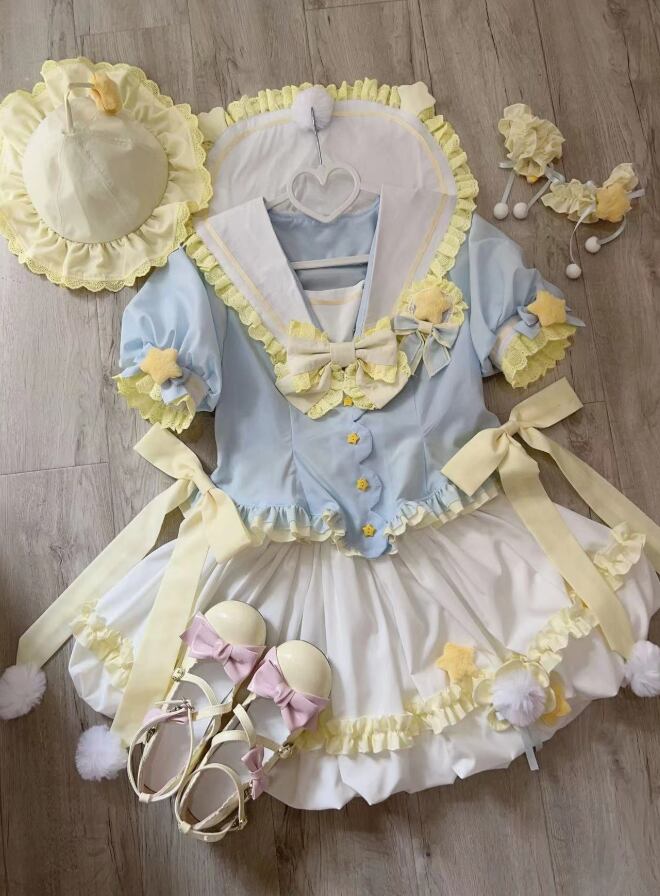 YUMEKAWA ♡ Star motif matching cloth #set53