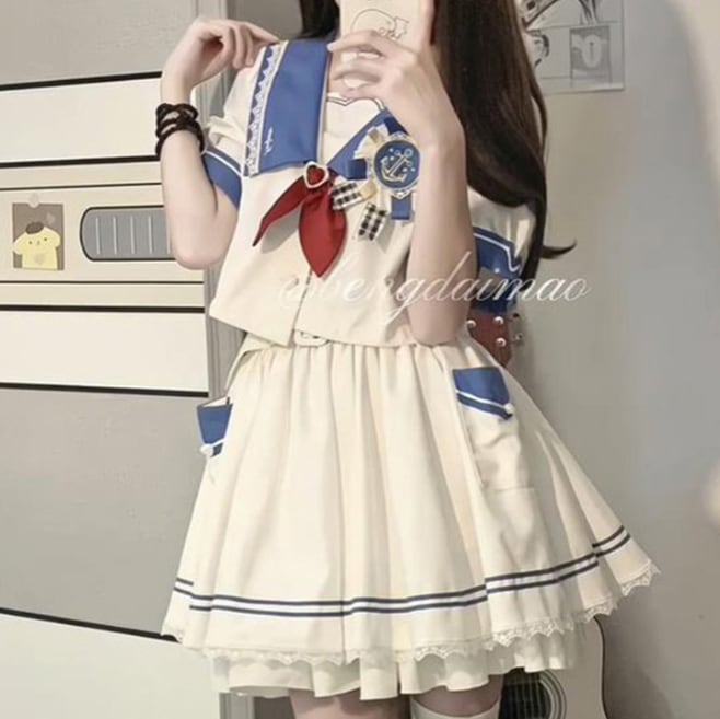 YUMEKAWA ♡ ( 2 colors ) kawaii cat backpack. #bag3