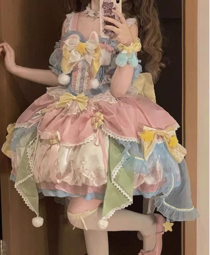 YUMEKAWA ♡ Idol-like cat ear frill dress #wanpi12