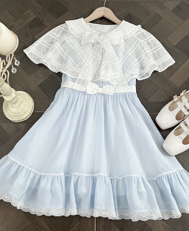YUMEKAWA ♡ Dress with outerwear #wanpi121