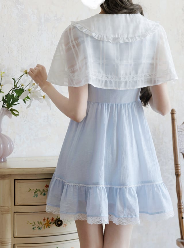 YUMEKAWA ♡ Dress with outerwear #wanpi121