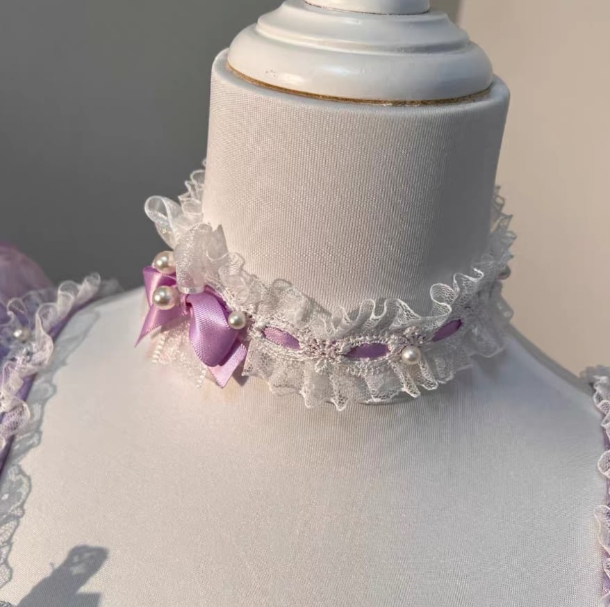 Manufactured after order ♡ Fairy dress with choker and back ribbon #wanpi124