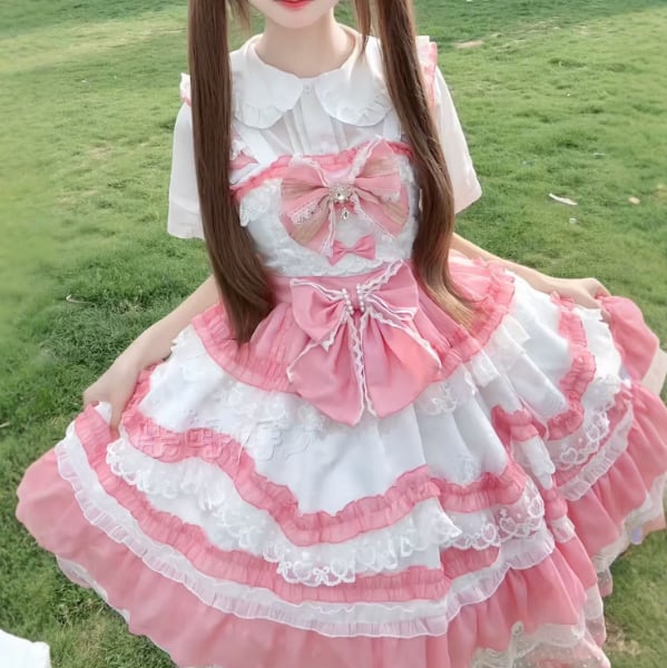 YUMEKAWA ♡ Sweetheart Lolita Jumperskirt #wanpi2