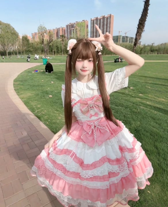 YUMEKAWA ♡ Sweetheart Lolita Jumperskirt #wanpi2