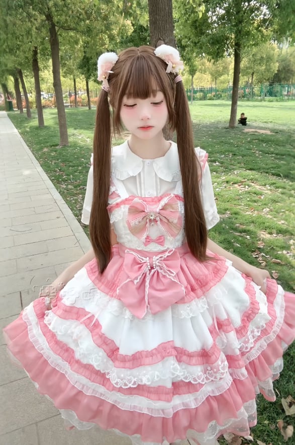 YUMEKAWA ♡ Sweetheart Lolita Jumperskirt #wanpi2