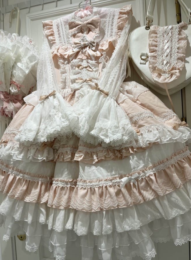 YUMEKAWA ♡ Ruffle dress with headdress #wanpi22
