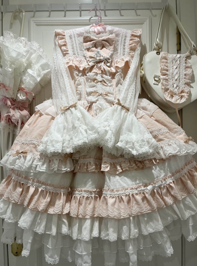 YUMEKAWA ♡ Ruffle dress with headdress #wanpi22