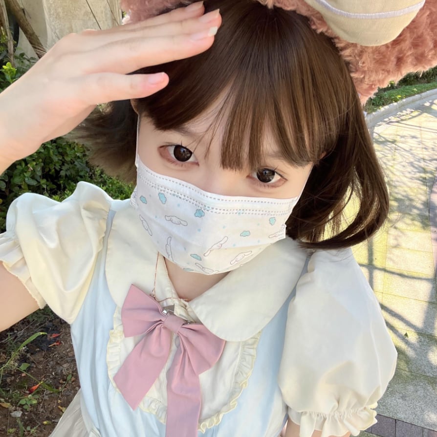 YUMEKAWA ♡ high waist floral dress #wanpi45