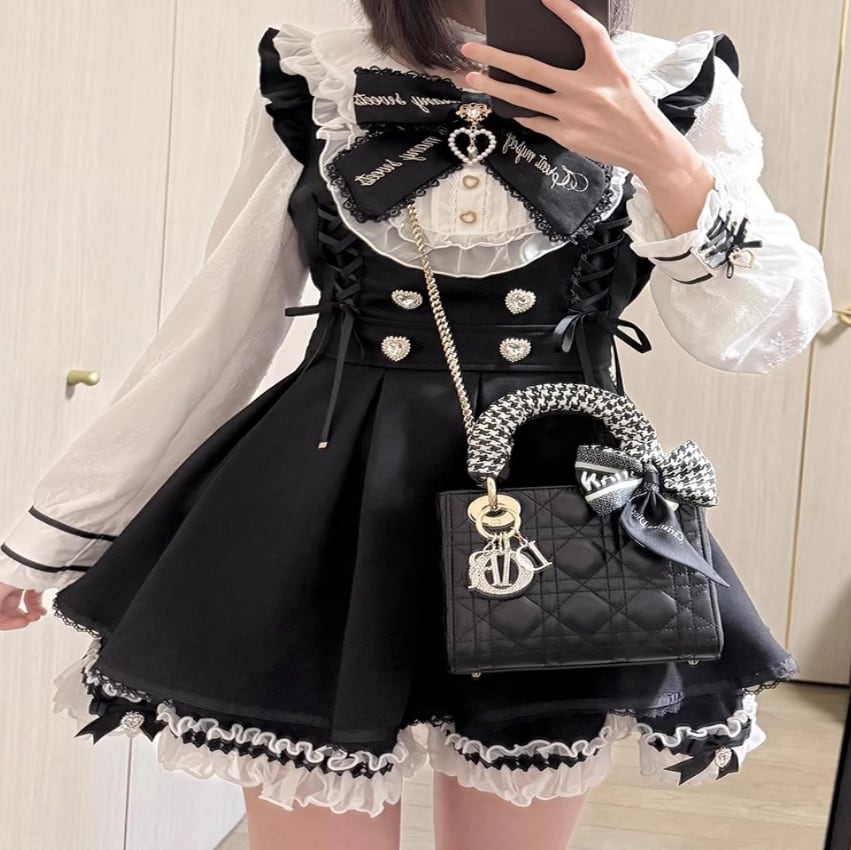 YUMEKAWA ♡ Mini dress like a layered #wanpi72