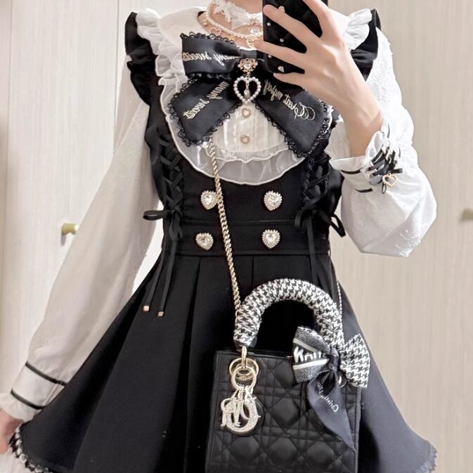 YUMEKAWA ♡ Mini dress like a layered #wanpi72