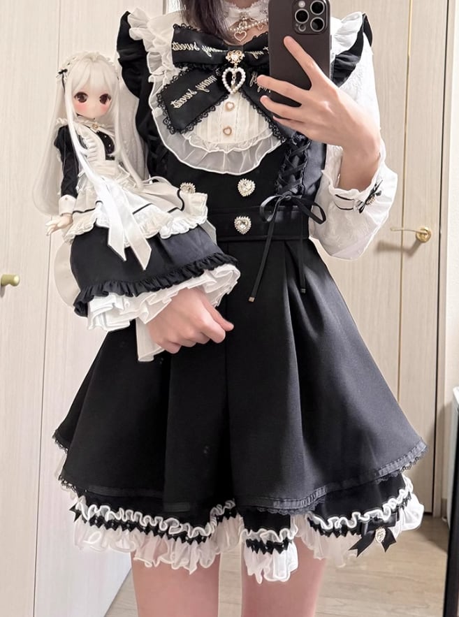 YUMEKAWA ♡ Mini dress like a layered #wanpi72