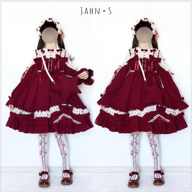 YUMEKAWA ♡ ( 3 colors ) Starlight dress with layering style #wanpi84