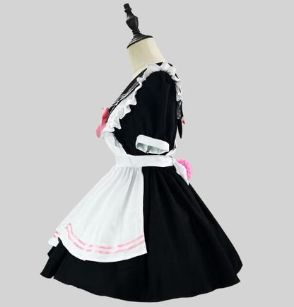 YUMEKAWA ♡ Pink Ribbon Sailor-Style Maid Suit #kos67