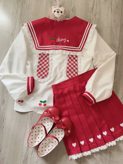 YUMEKAWA ♡ Cherry with rabbit ears ♡ Sailor suit #seifuku15