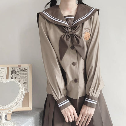 YUMEKAWA ♡ Sailor suit with cookies and bears #seifuku34