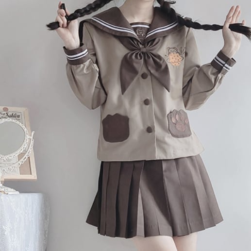 YUMEKAWA ♡ Sailor suit with cookies and bears #seifuku34