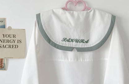 YUMEKAWA ♡ ( 2 colors )  Uniform with panda embroidery #seifuku38