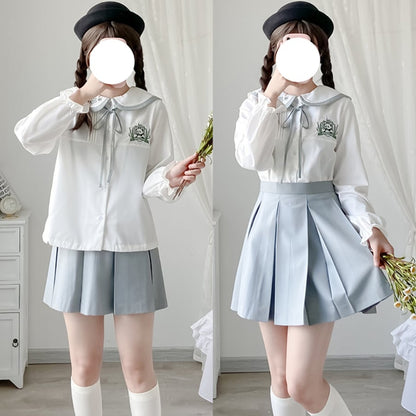 YUMEKAWA ♡ ( 2 colors )  Uniform with panda embroidery #seifuku38