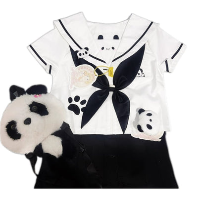 YUMEKAWA ♡ Panda sailor suit  #seifuku54