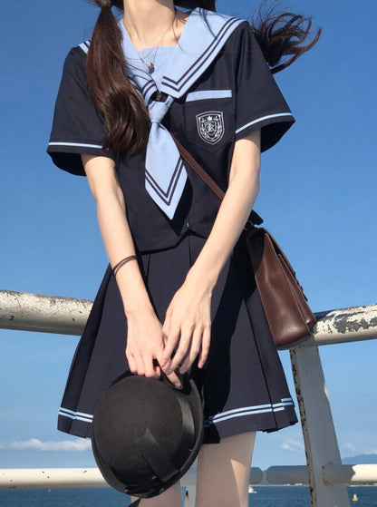 YUMEKAWA ♡ Choice of sleeve length♪ neat sailor suit #seifuku58