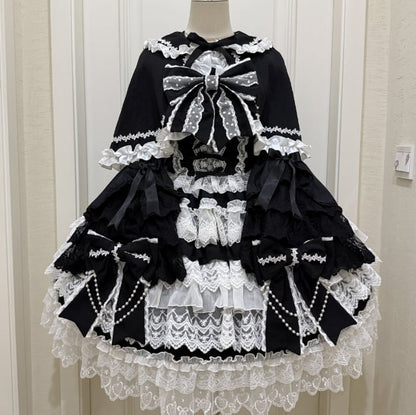 YUMEKAWA ♡  ( 4 colors )  blouse with bunny ears and Lolita jumperskirt  #set33