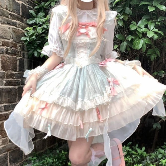 YUMEKAWA ♡ Sailor collar pink maid costume #wanpi54
