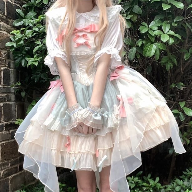 YUMEKAWA ♡ Sailor collar pink maid costume #wanpi54