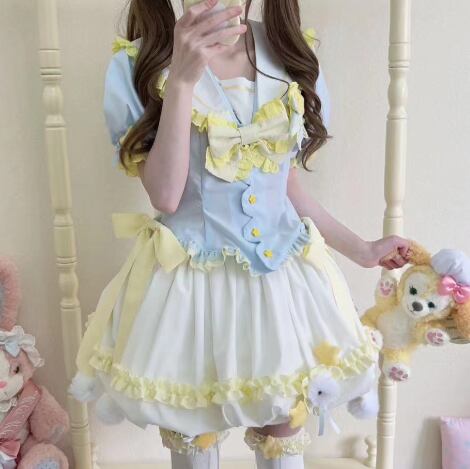 YUMEKAWA ♡ Star motif matching cloth #set53