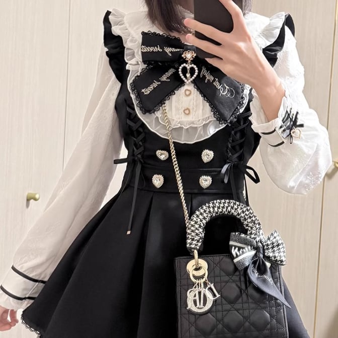 YUMEKAWA ♡ Mini dress like a layered #wanpi72