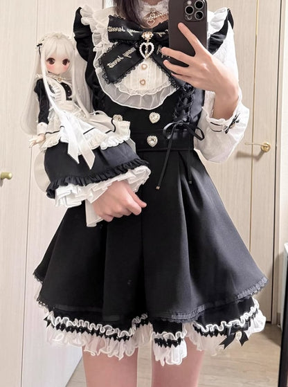 YUMEKAWA ♡ Mini dress like a layered #wanpi72