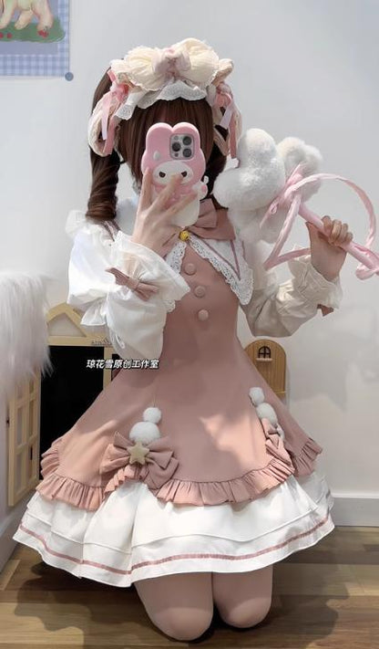 YUMEKAWA ♡ ( 2 colors )  Magical Girl Style Lolita Dress  #wanpi9