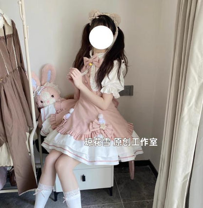 YUMEKAWA ♡ ( 2 colors )  Magical Girl Style Lolita Dress  #wanpi9