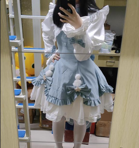 YUMEKAWA ♡ ( 2 colors )  Magical Girl Style Lolita Dress  #wanpi9